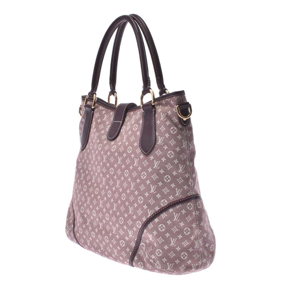 Louis Vuitton Elegy Canvas Bag Leather Monogram Idylle Sepia